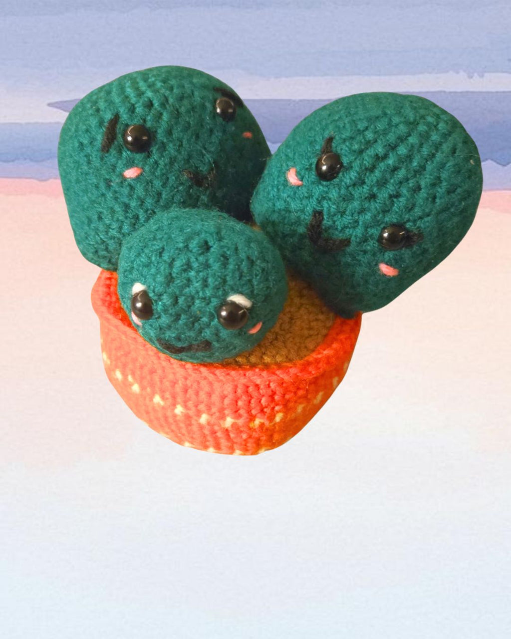 Cactus Family Figurine