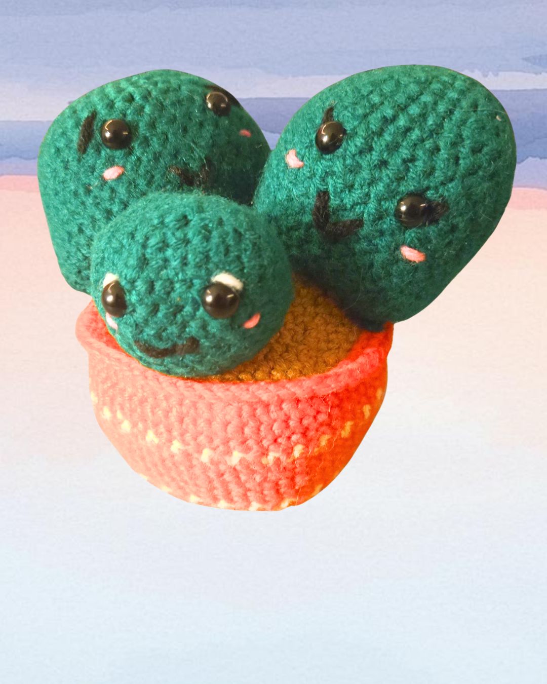 Cactus Family Figurine