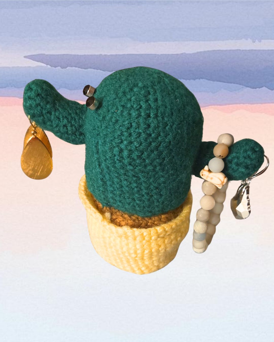 T Cactus Jewelry Holder/Figurine