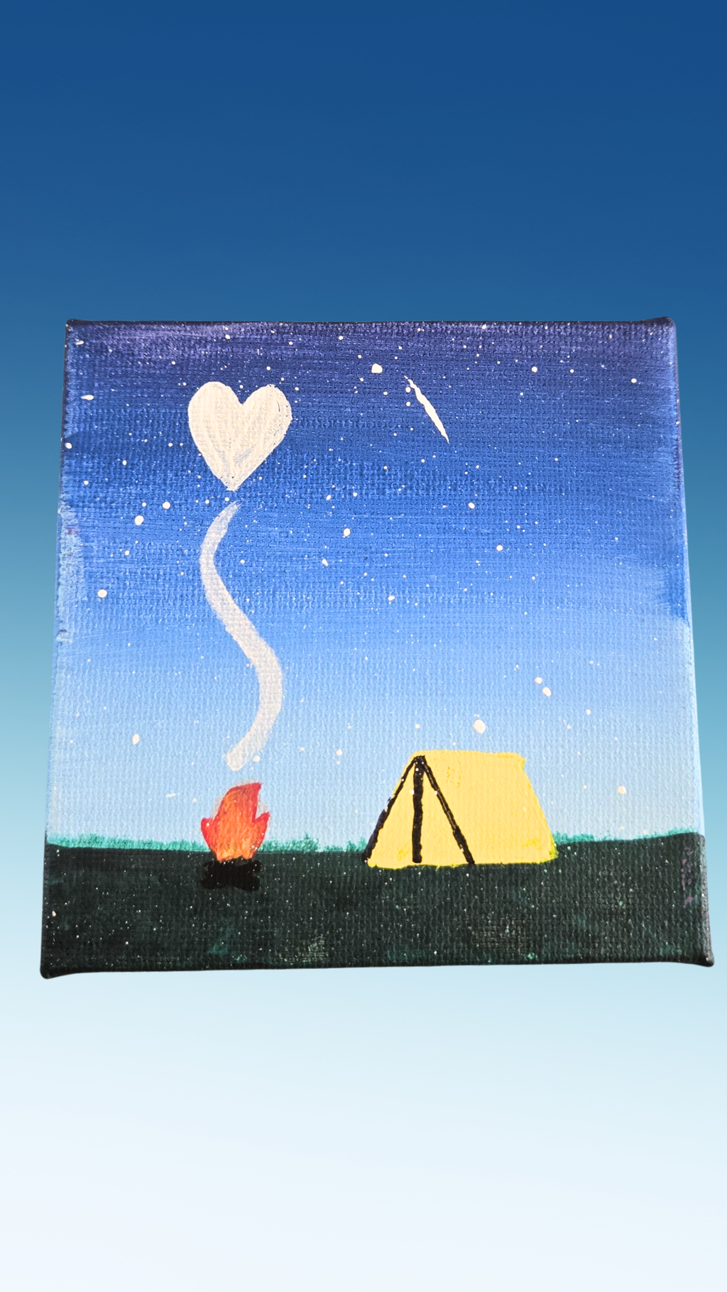 Campsite Mini Canvas- Magnetic 4x4
