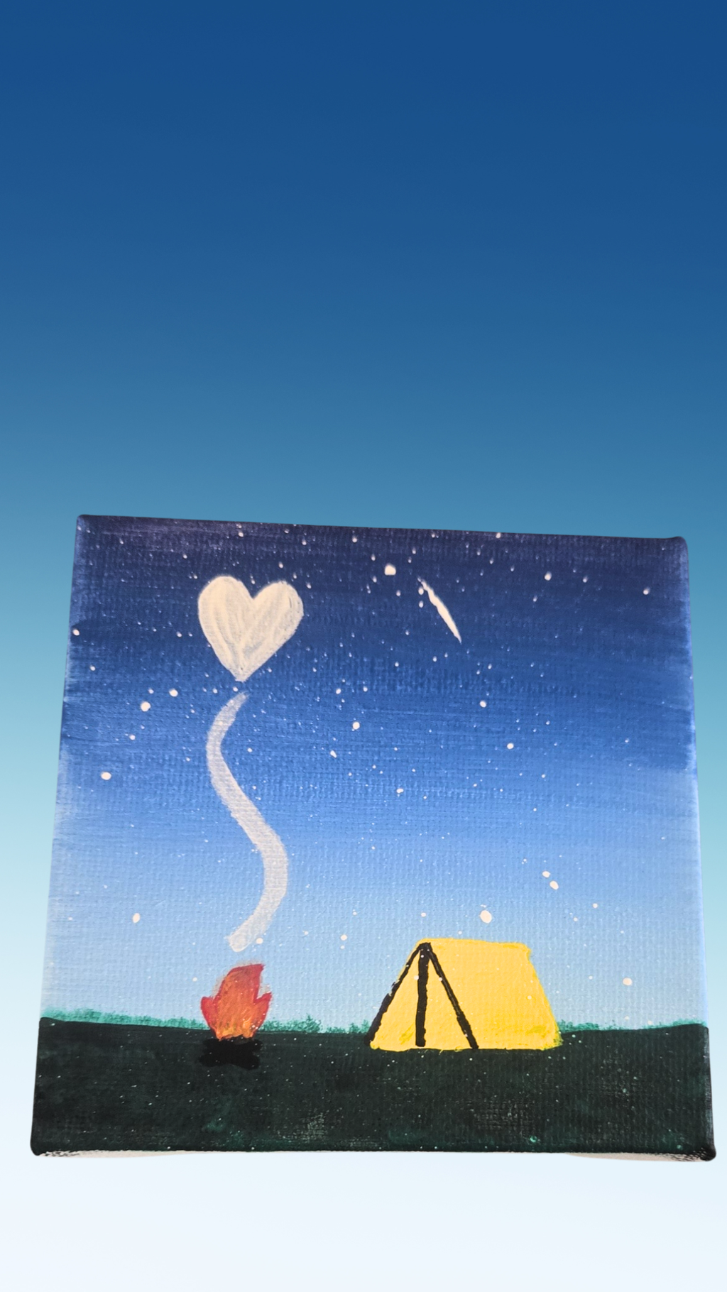 Campsite Mini Canvas- Magnetic 4x4