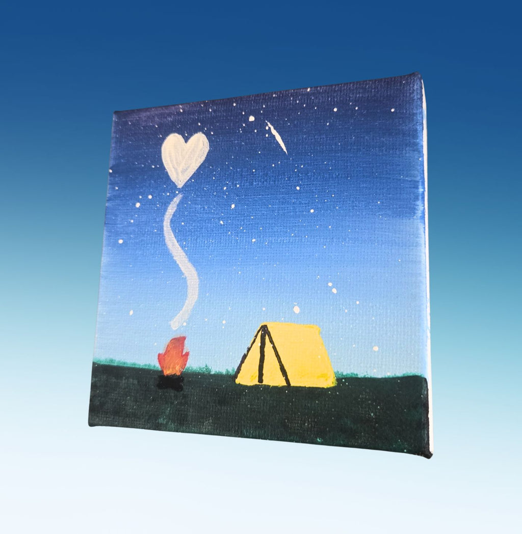 Campsite Mini Canvas- Magnetic 4x4