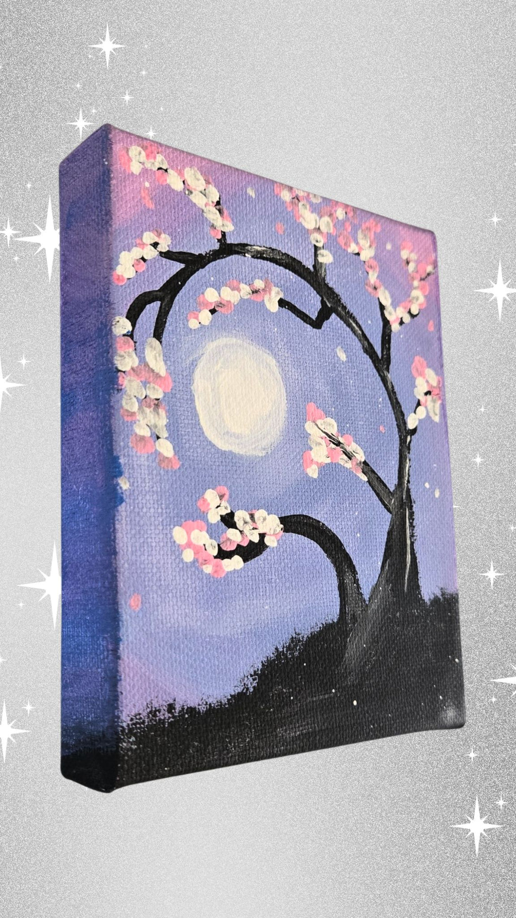 Cherry Tree Mini Canvas- Magnetic 4x4