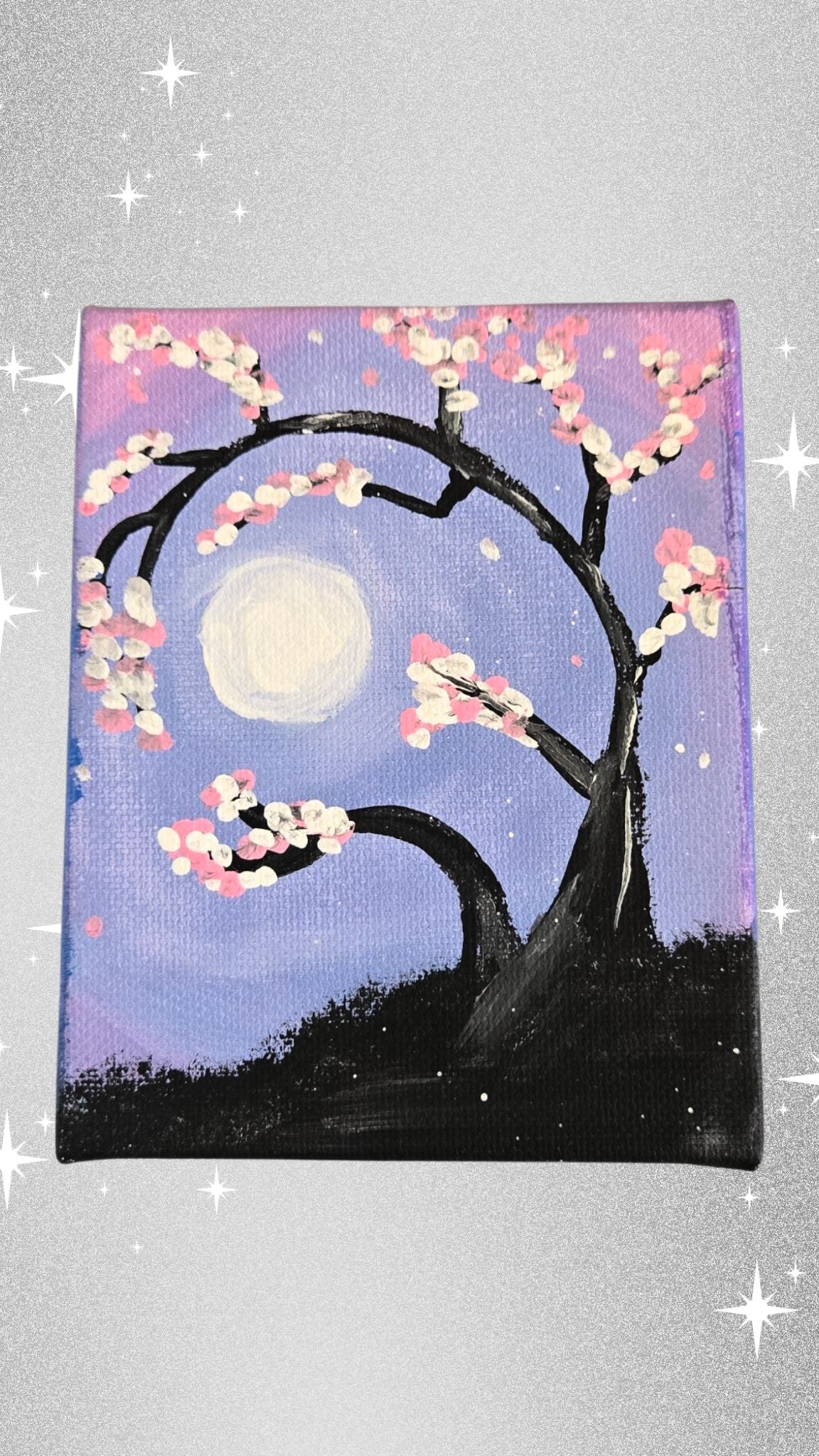 Cherry Tree Mini Canvas- Magnetic