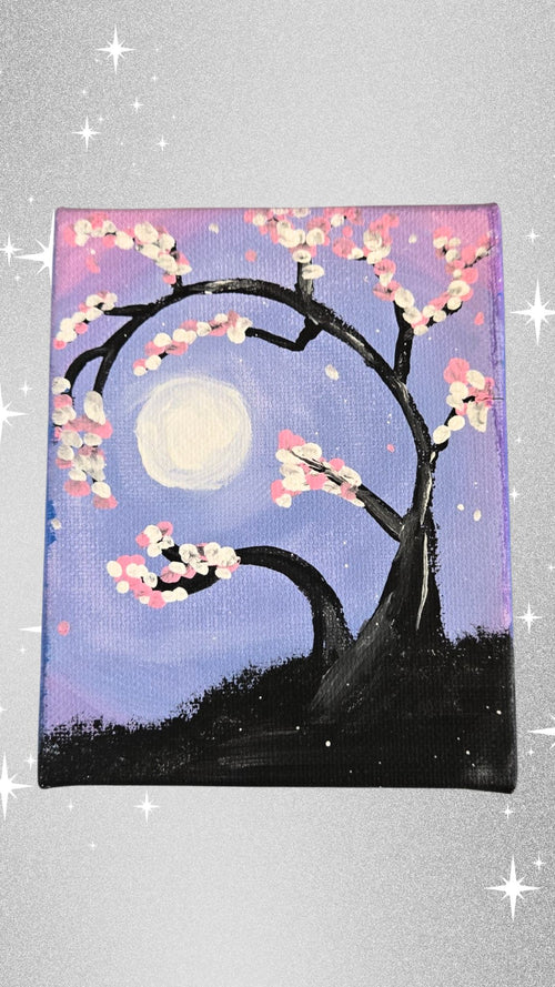Cherry Tree Mini Canvas- Magnetic