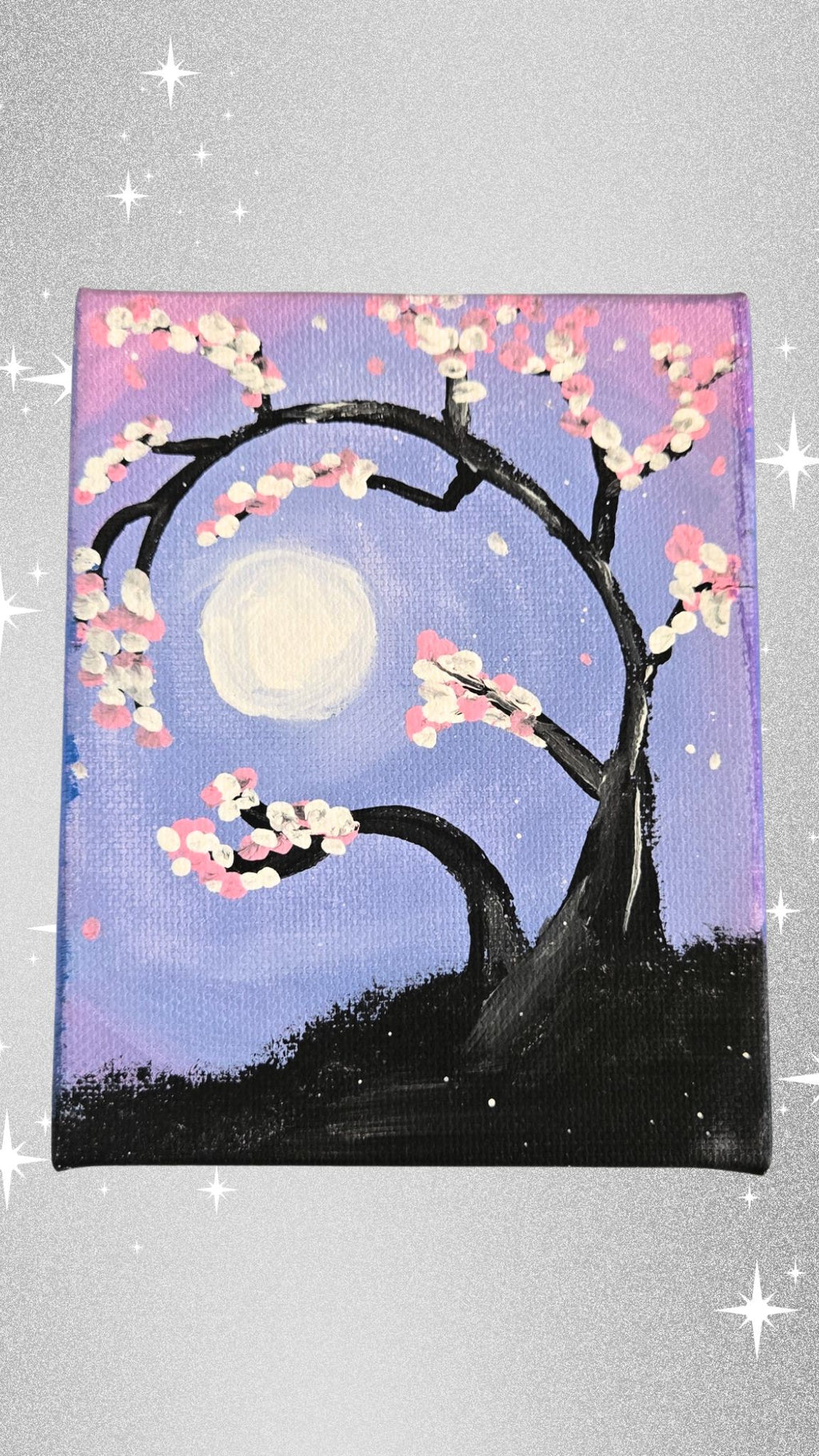 Cherry Tree Mini Canvas- Magnetic 4x4
