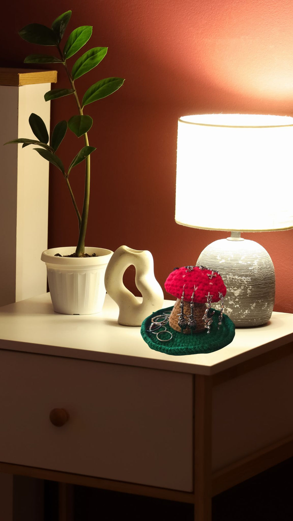 Mushroom Jewelry Holder