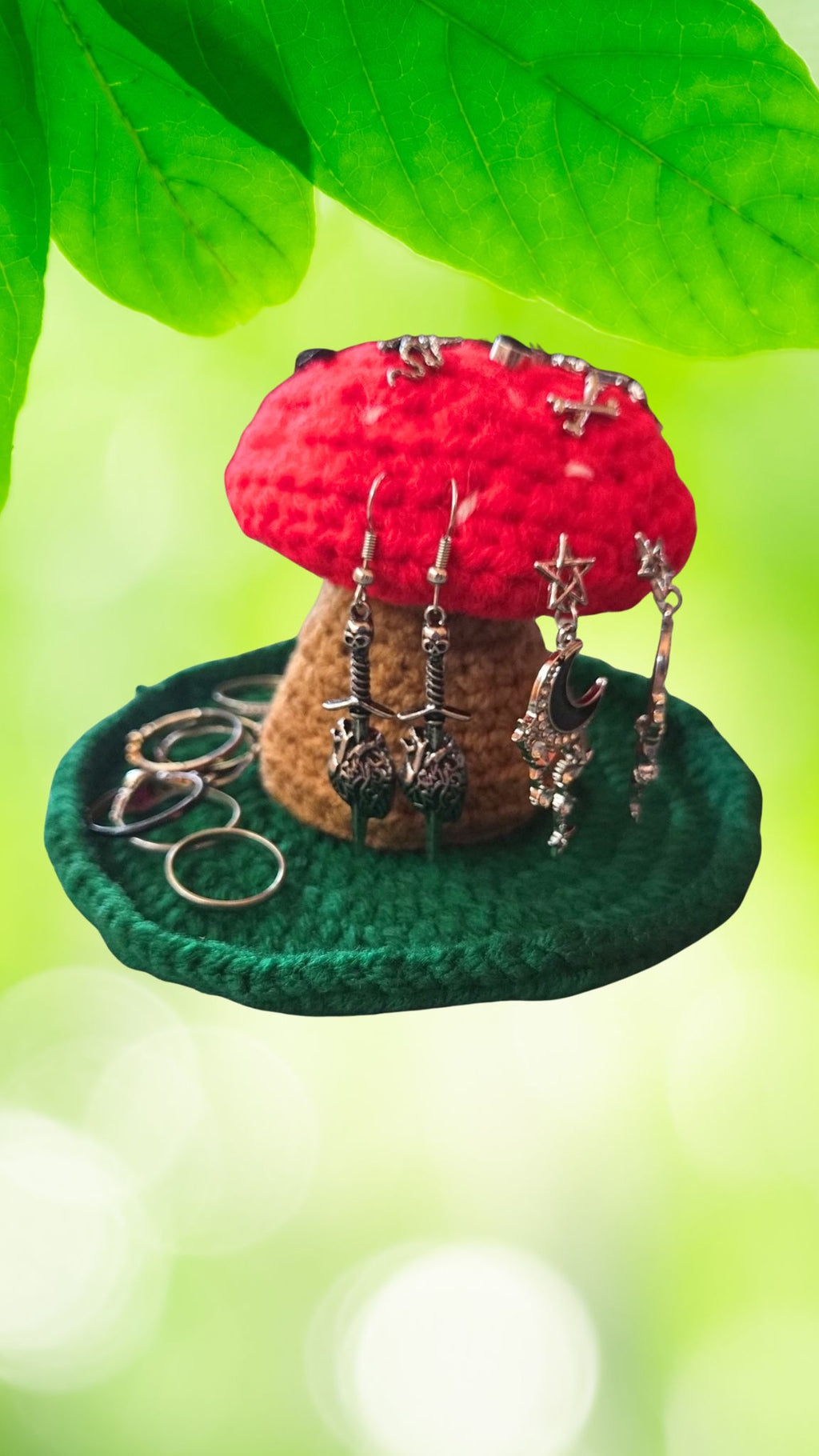 Mushroom Jewelry Holder