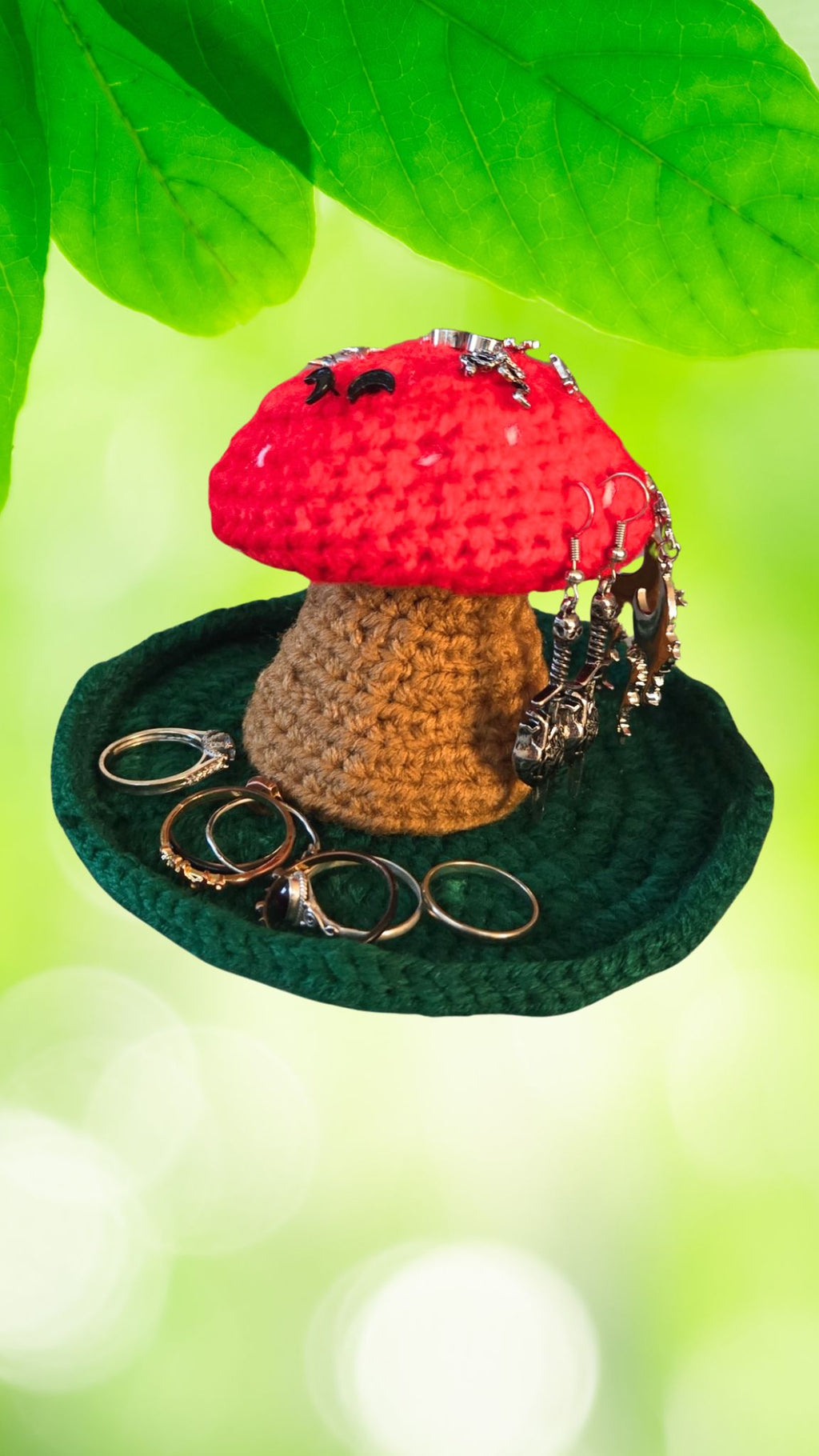 Mushroom Jewelry Holder