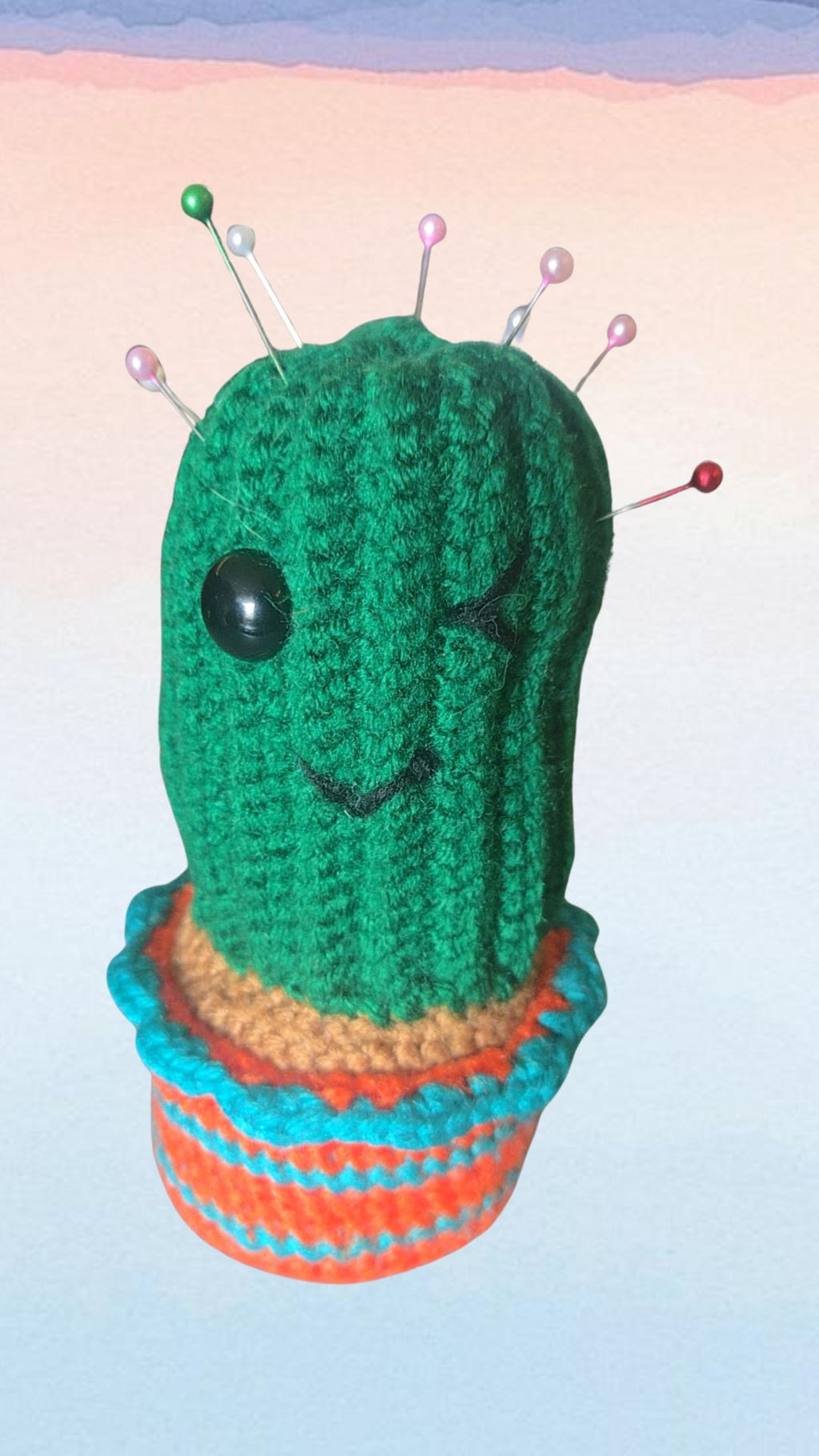 Winky Cactus Figurine/Pin Cushion