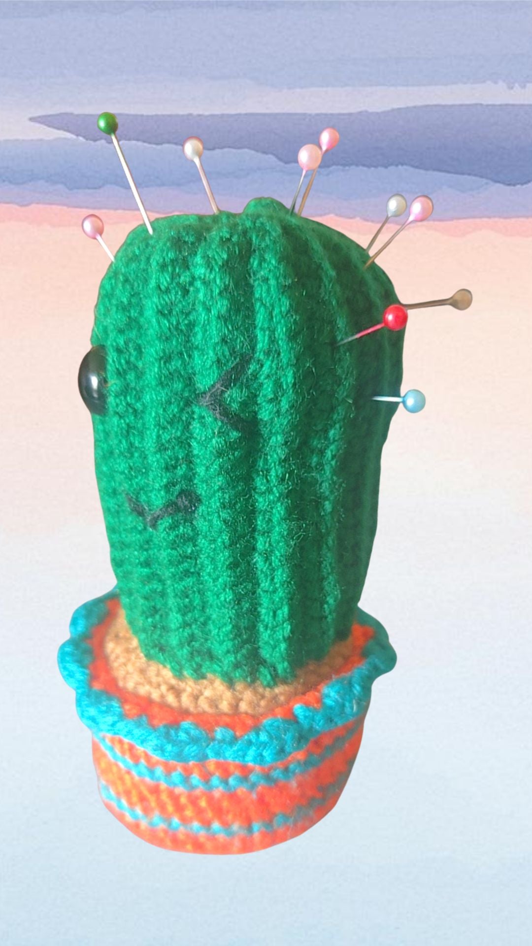 Winky Cactus Figurine/Pin Cushion